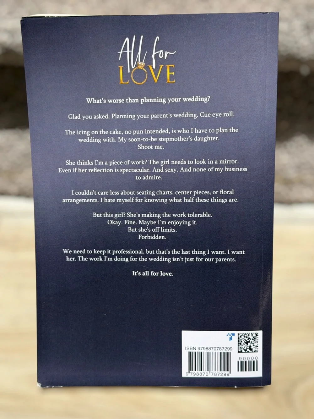 All for Love Wedding Bells Alpha Novel #12 Weston Parker Romance Paperback 2023
